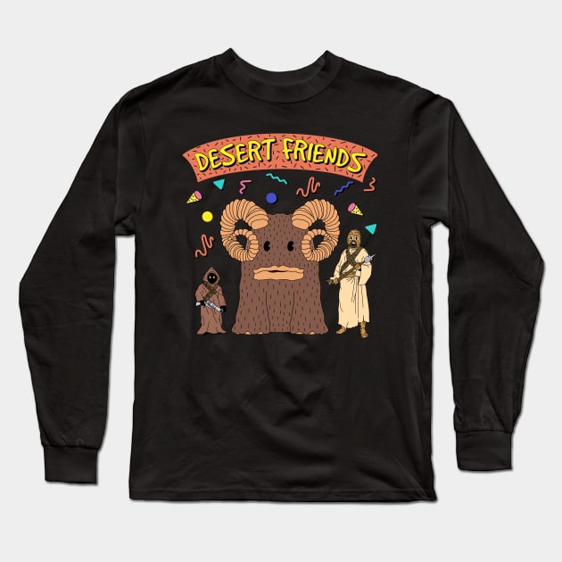 Desert Friends Long Sleeve T-Shirt by Milasneeze